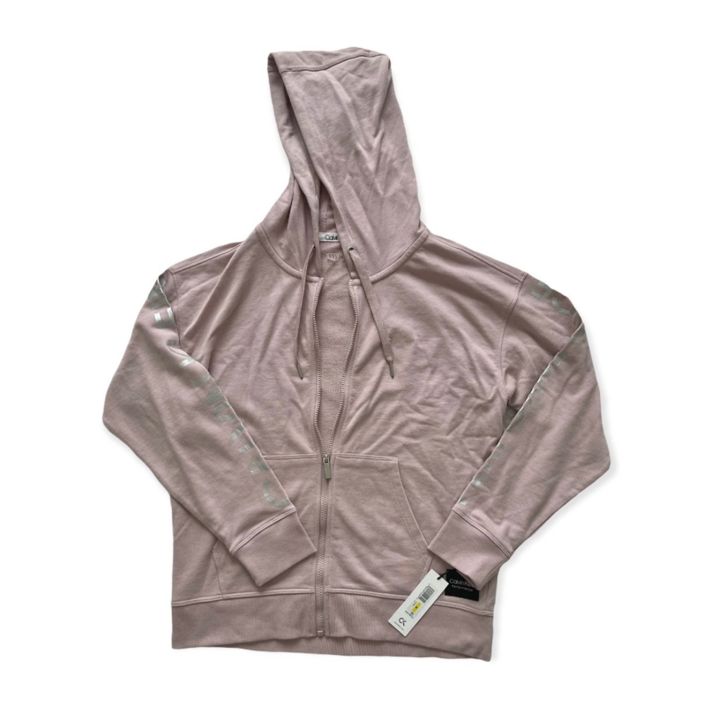 Calvin Klein Pink Relaxed Fit Hooded Sweater